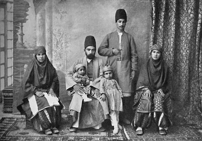 En persisk parsi-familj, 1902 av Unbekannt