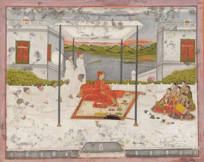 En prins håller audiens, ca. 1750. av Unbekannt
