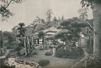 En privat trädgård i Yokohama, c1892 av Unbekannt