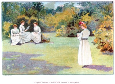 A Quiet Corner at Bournville, 1892. av Unbekannt