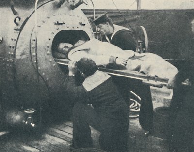 En rekompressionskammare, 1936 av Unbekannt