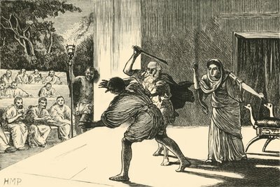 En romersk komedi, 1890. av Unbekannt