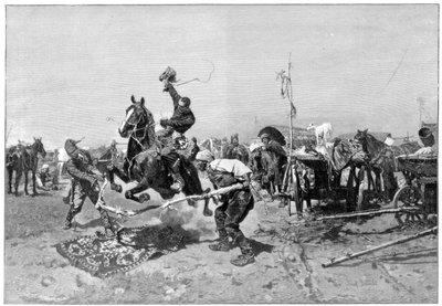 En rysk hästmässa, 1894 av Unbekannt