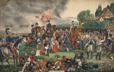 Ett heligt ögonblick efter slaget om nationerna den 18 oktober 1813 av Unbekannt