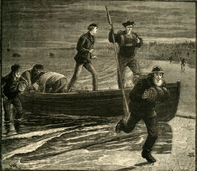 En smugglingsexpedition, 1881. av Unbekannt