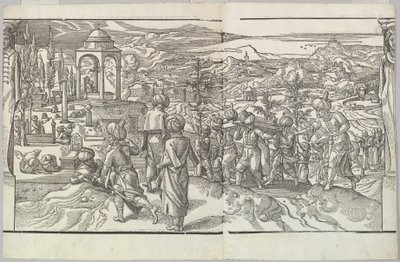 En turkisk begravning från frisen Ces Moeurs et fachons de faire de Turcz Customs and Fas..., 1553. av Unbekannt