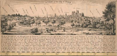 Utsikt över staden York, c1770-talet. av Unbekannt