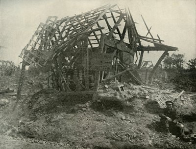 En by på västfronten, 1919. av Unbekannt