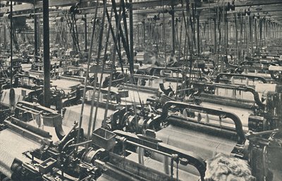 Ett vävskjul, c1917 av Unbekannt