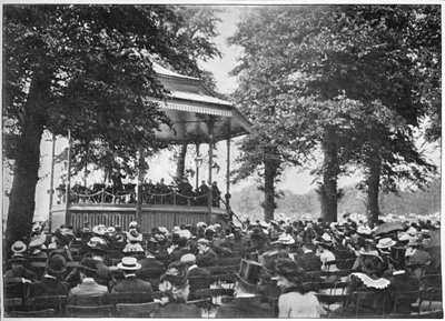 Ett band i Hyde Park, London, c1901 1901 av Unbekannt