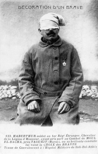 En konvalescerande legionär, Sidi Bel Abbes, Algeriet, 1910 av Unbekannt