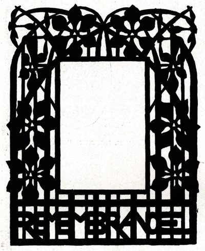 En design för en tavelram med titeln Margery Daw, 1898 av Unbekannt