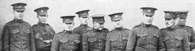 En grupp kanadensiska soldater, 1914 av Unbekannt