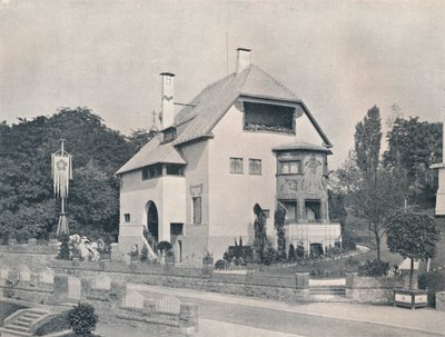 Ett hus ritat av Hans Christiansen, c1901 1901-1902 av Unbekannt