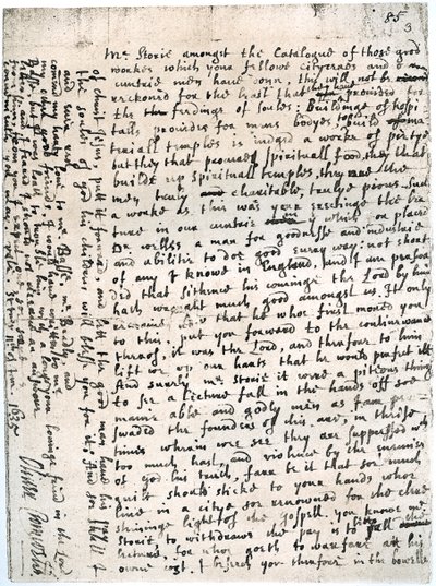 Ett brev till en Mr Storie av Oliver Cromwell, St Ives, 11 januari, 1635-1636, 1899 av Unbekannt