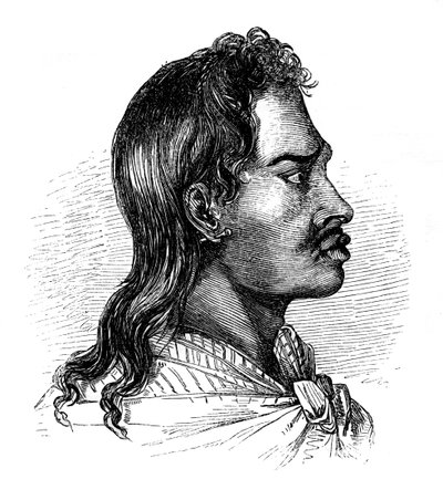 Infödd i Tahiti, 1848 av Unbekannt
