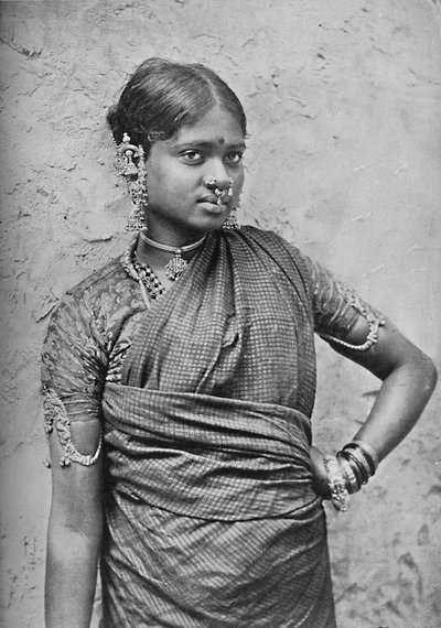 En nautch flicka, Madras presidentskap, 1902 av Unbekannt