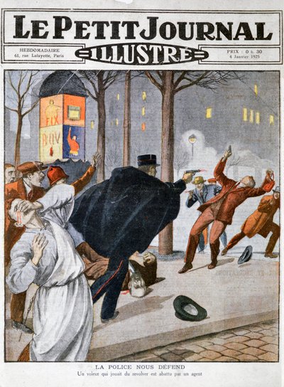 En polisskjutning, 4 januari 1925 av Unbekannt