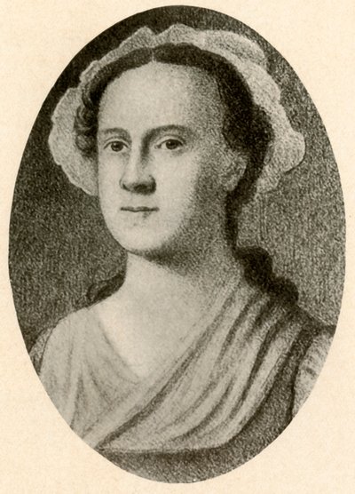 Ett porträtt av Miss Hill of Philadelphia, c1756, 1937. av Unbekannt