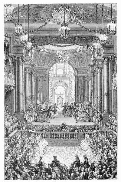 En kunglig bal, 1800-talet av Unbekannt