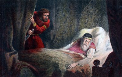 En scen från Macbeth, c1600-talet av Unbekannt