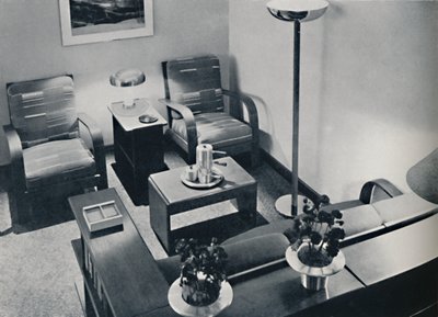 En del av vardagsrummet, 1936 av Unbekannt