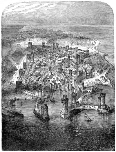 En utsikt över Rhodos, 1480 1882-1884 av Unbekannt