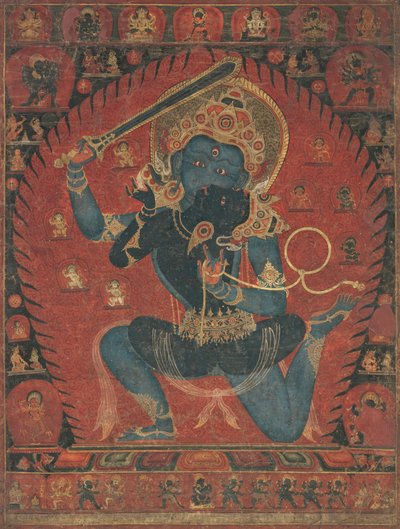Acala med gemål Vishvavajri, 1525-50. av Unbekannt