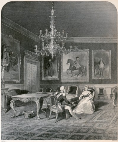 Tillträde av drottning Victoria, 1837 av Unbekannt