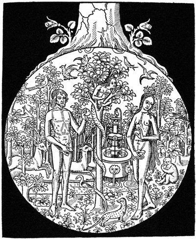 Adam och Eva, 1505 1964 av Unbekannt