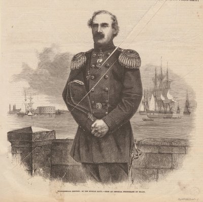 Amiral Stepan Stepanovich Lesovsky 1816-1866, 1863 av Unbekannt