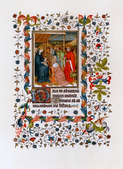 Tillbedjan av Magi, c1420 av Unbekannt