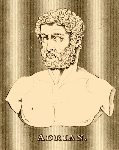 Adrian, 76-138 e.Kr., 1830. av Unbekannt
