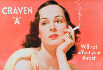 Annons för Craven A-cigaretter, 1939 av Unbekannt