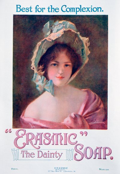Annons för Erasmus tvål, 1920 av Unbekannt