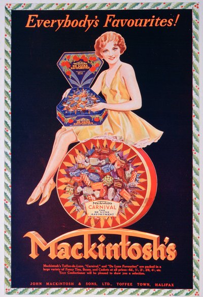 Annons för Mackintoshs kola, 1932 av Unbekannt