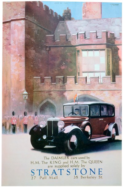 Annons för Stratstone-bilhandlare, 1935 av Unbekannt
