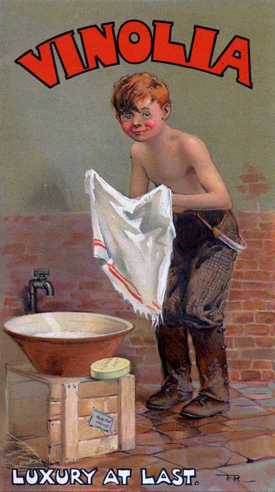Annons för Vinolia tvål, c1900-talet av Unbekannt