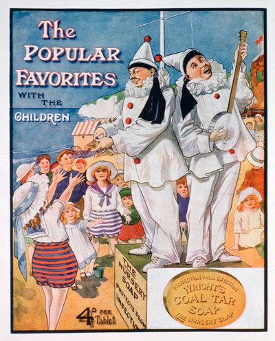Annons för Wrights koltjärtvål, 1914 av Unbekannt