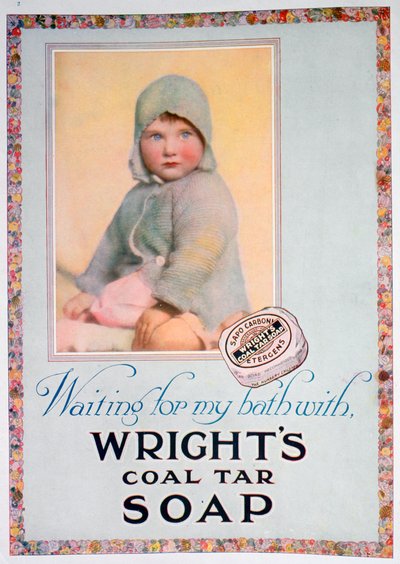 Annons för Wrights koltjärtvål, 1924 av Unbekannt