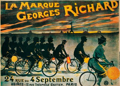 Annons för Georges Richard-cyklar, c1900 av Unbekannt