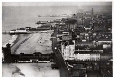 Flygfoto över Atlantic City, New Jersey, USA, från en zeppelinare, 1930 1933 av Unbekannt