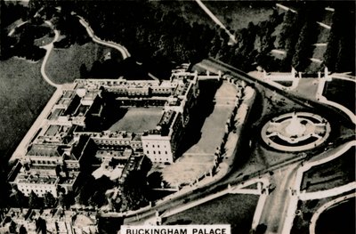 Flygfoto över Buckingham Palace, 1939 av Unbekannt