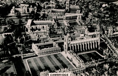 Flygfoto över Cambridge, 1939 av Unbekannt
