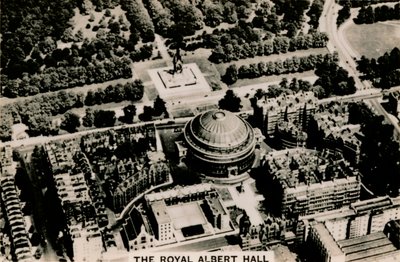 Flygfoto över Royal Albert Hall, 1939 av Unbekannt