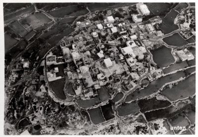 Flygfoto över höjderna runt Jerusalem, Palestina, från en zeppelinare, 1931 1933 av Unbekannt