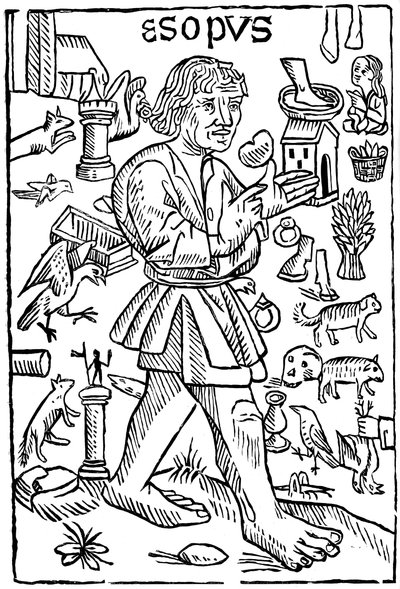 Aesop, 1400-talet 1893 av Unbekannt