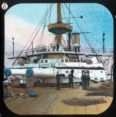 Efter Barbette -- H.M.S. Revenger, c1900. av Unbekannt
