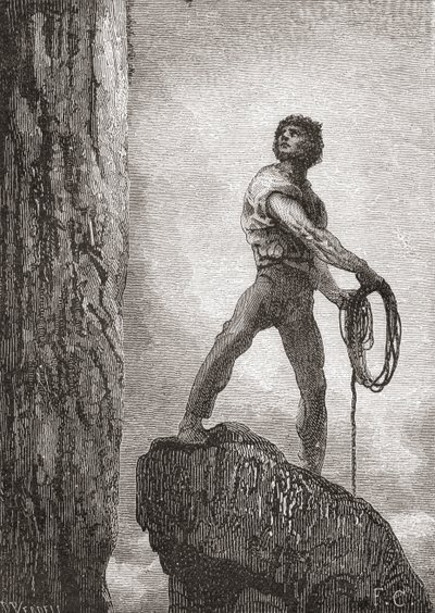 Efter ett verk av Gustave Dore från boken "The Toilers of the Sea" av Victor Hugo, från "Life and Reminiscences of Gustave Dore", publicerad 1885 av Unbekannt