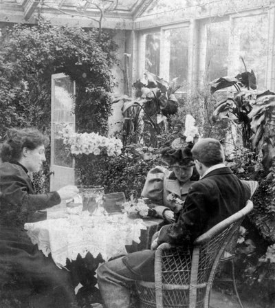 Afternoon tea, sent 1800-tal av Unbekannt